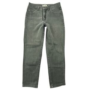 Vintage 90s Guess Jeans USA Olive Green Straight Leg High Rise Ankle W28 L25.5